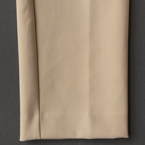 Rachel Zoe High Rise Slim Leg khaki Pant Slim Straight Minimal Office Trouser - Picture 4 of 9